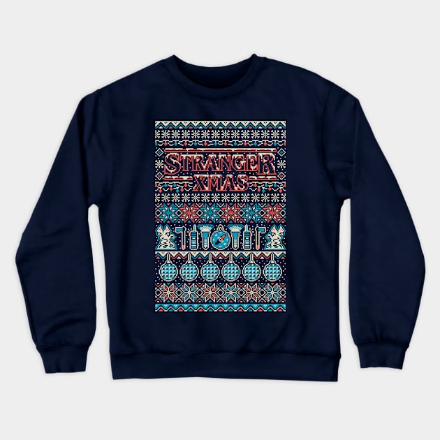 Stranger Xmas Crewneck Sweatshirt by Mauru